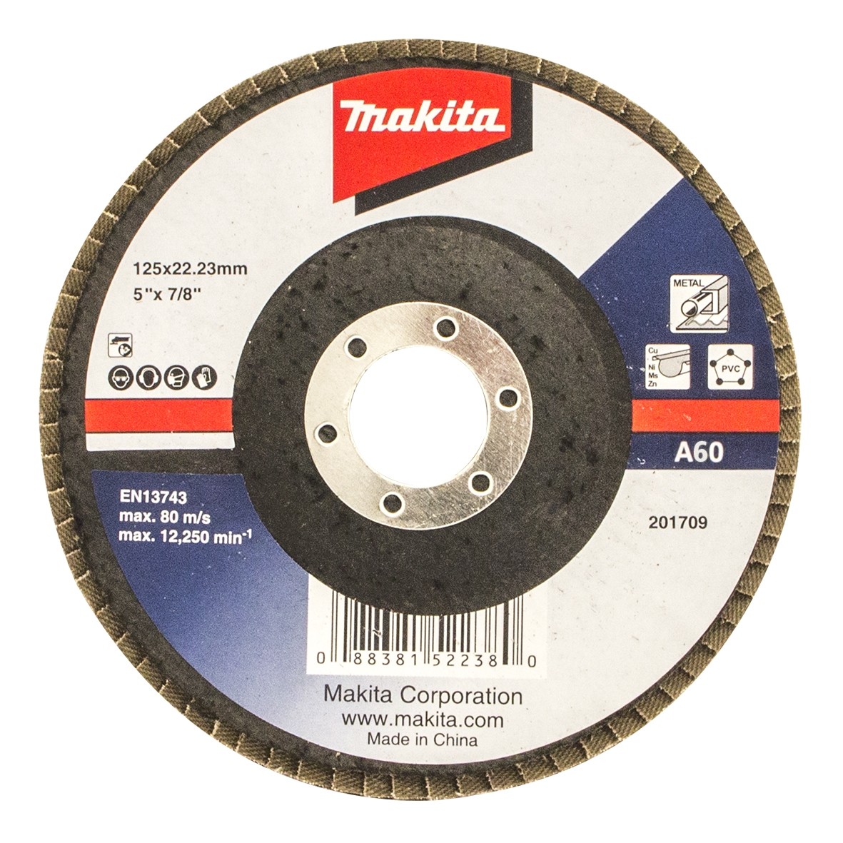 Lamellrondeller Makita Economy; 125 mm; A60