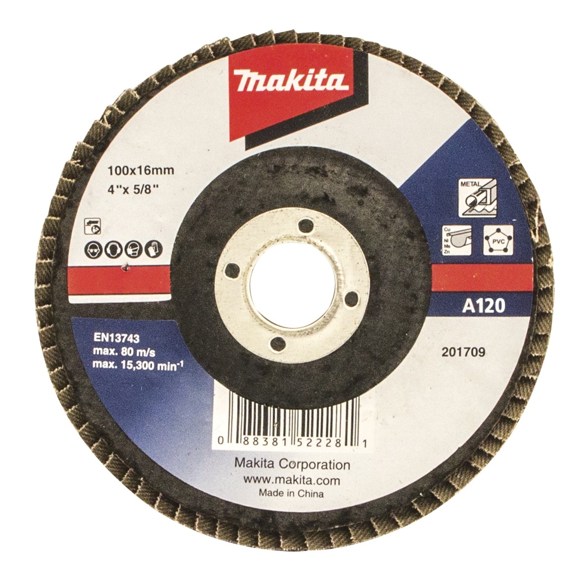 Lamellrondeller Makita Economy; 125 mm; Z120
