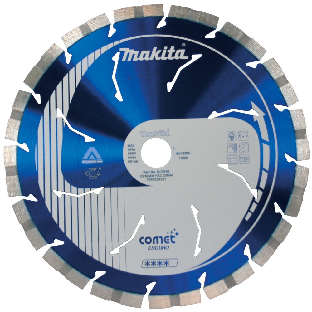 Diamantkappeskive Makita Comet Stealth; 230 mm