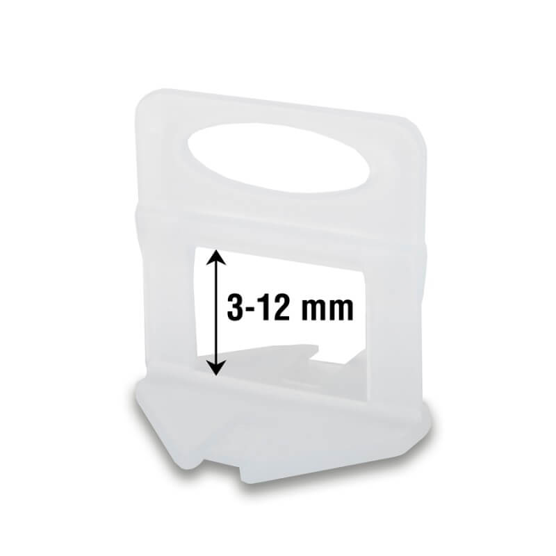 Flis nivåindikator Rubi DELTA LEVEL SYSTEM; 3-12 mm; 1 mm; 100 stk