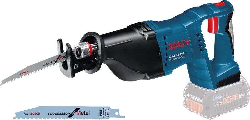 Tigersag Bosch GSA 18 V-LI (uten batteri og lader)