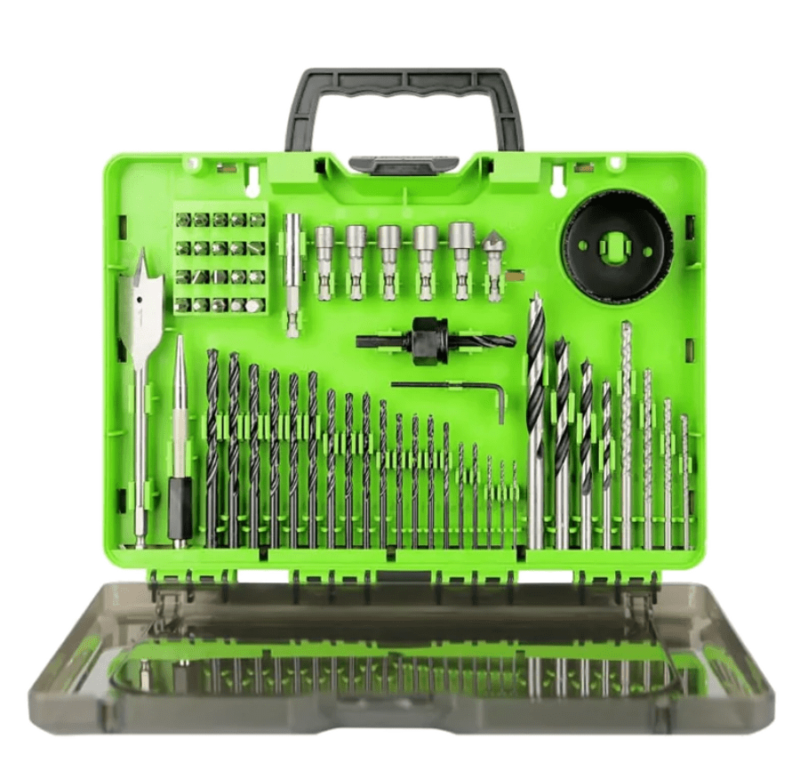 Bor/bitssett Greenworks APT-60DDS-GW; 60 stk